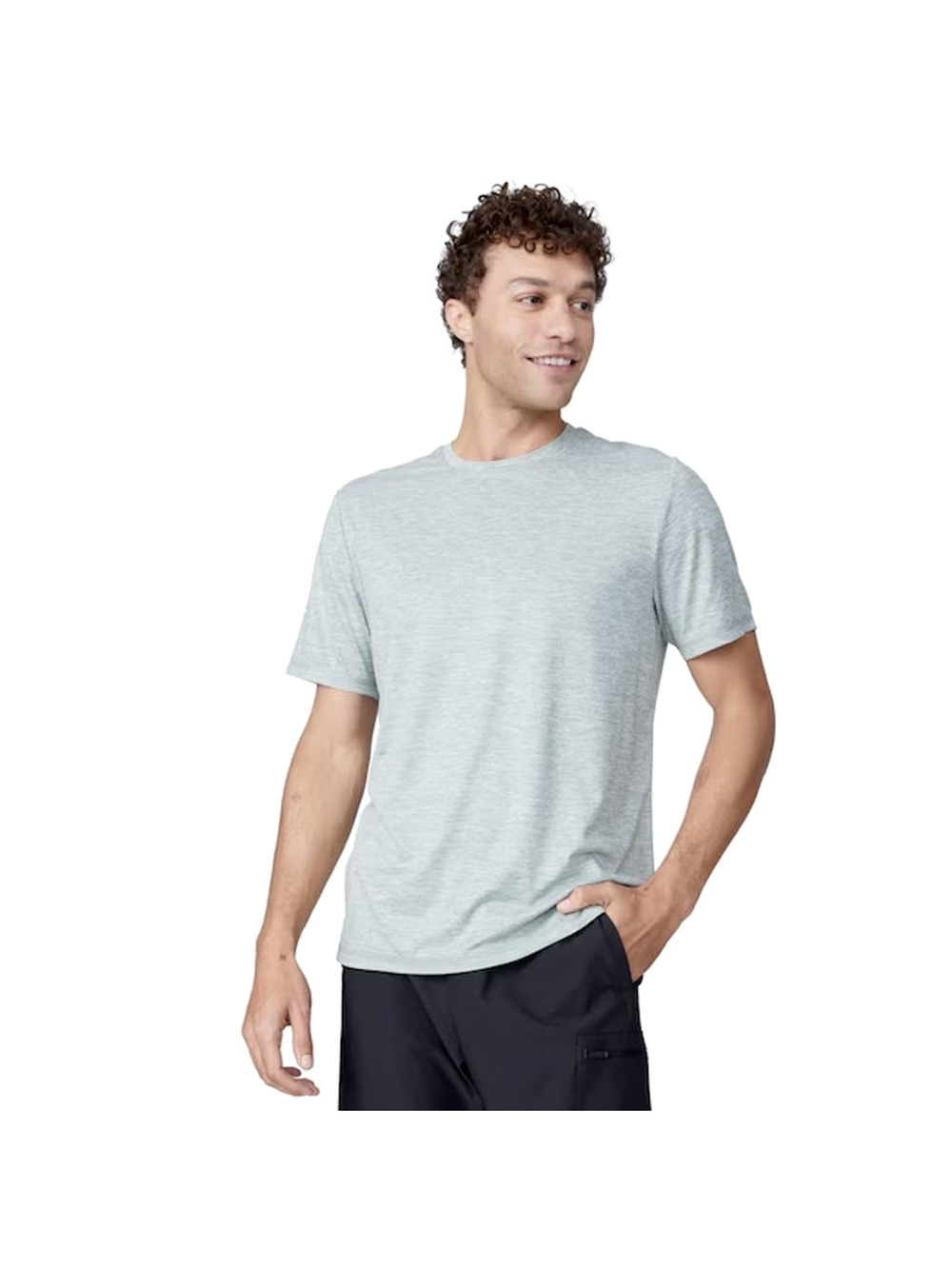 Free Country Men's Small Grey Rock Super Soft Short Sleeve Crew T-Shirt M37-17